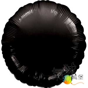 85-18 吋圓型黑色Black Circle(一袋兩個價)/充氦氣空飄每顆130元