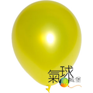 03-10吋黃色珍珠氣球100顆/包(大倫包裝)