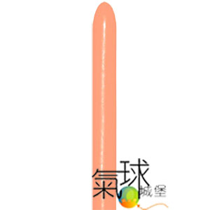 037-160S長條氣球-S牌[ 標準淺桃膚色 Peach Blush ]原裝包/100顆
