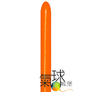 003-260S長條氣球-S牌[標準橘色 Orange ]原裝包/100顆