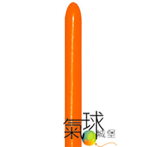 003-160S長條氣球-S牌[標準橘色 Orange ]原裝包/100顆