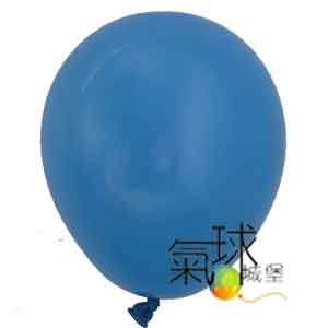 05-5吋糖果色圓球--05藍/專業級佈置用氣球, 色彩飽滿如糖果, 色彩種類多可供選擇.吹大後尺寸:直徑12公分(5吋)/每包100顆.