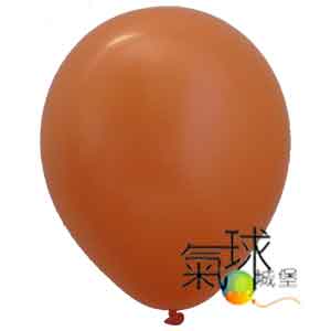 02-5吋糖果色圓球--02橘/專業級佈置用氣球, 色彩飽滿如糖果, 色彩種類多可供選擇.吹大後尺寸:直徑12公分(5吋)/每包100顆.
