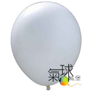 18-5吋糖果色圓球--18白  /專業級佈置用氣球, 色彩飽滿如糖果, 色彩種類多可供選擇.吹大後尺寸:直徑12公分(5吋)/每包100顆.