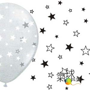 51-透明五面印刷氣球(滿天星)