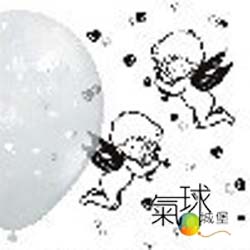 61-透明五面印刷氣球(小天使)