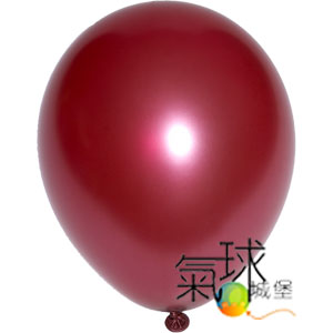 16-10吋酒紅色珍珠氣球100顆/包(大倫包裝)