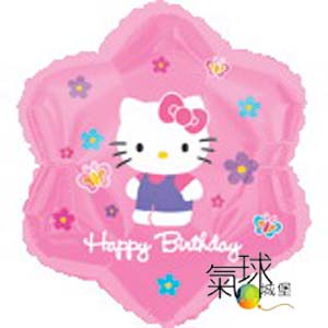 131-18"HelloKitty生日花瓣球/充氣110元