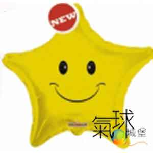 026.265-18"45公分星星笑臉Smily Face Star /充氣110元