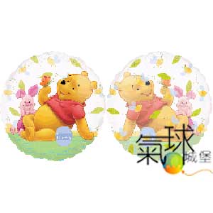 005.295-26吋/66公分維尼Pooh(透明材質.兩面圖案不同)/充氦氣380元