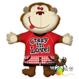 001.154-36"-造型-Monkey Crazy in Love 猴子  /含充氦氣空飄380元