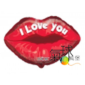 001.156-18"/46公分-造型- I Love You Lips 嘴唇/含充氦氣空飄150元