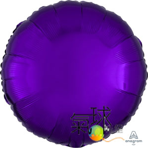 81-18 吋圓型紫色Metallic Purple(一袋兩個價)/充氦氣空飄每顆130元