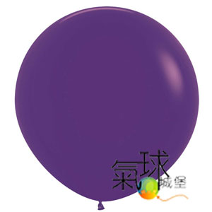 24.051-24吋/60公分圓球深紫色 Fashion Solid Violet 每個