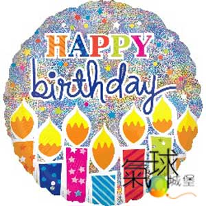 000.419-18"/45公分微光生日蠟燭Shimmer Birthday Candles/充氦氣空飄110元