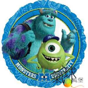 002.302-18"/45公分怪獸大學組Monsters University Group/充氦氣空飄150元