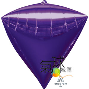054.074-15"似鑽石球-深紫38公分寬43公分高/充氦氣空飄390元/未充氣每個180元