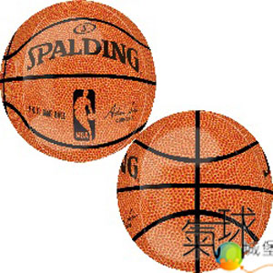 054.089-1"立體圓球: 籃球 (有)約38公分寬40公分高/充氦氣空飄700元