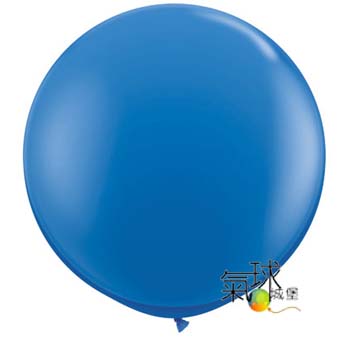 36012-36吋/90公分圓形標準色藍色Dark Blue每顆(楊桃瓣形狀)