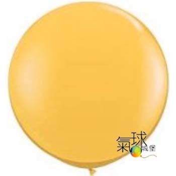 36062-36吋/90公分圓形流行色木瓜黃色Goldenrod每顆(楊桃瓣形狀)