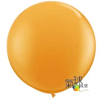 36020-36吋/90公分圓形標準色橘色Orange每顆(楊桃瓣形狀)