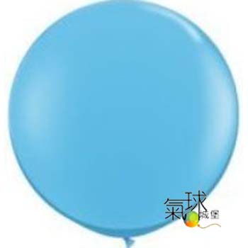 36024-36吋/90公分圓形標準色淺藍色Pale Blue每顆(楊桃瓣形狀)