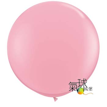 36022-36吋/90公分圓形標準色粉紅色Pink每顆(楊桃瓣形狀)