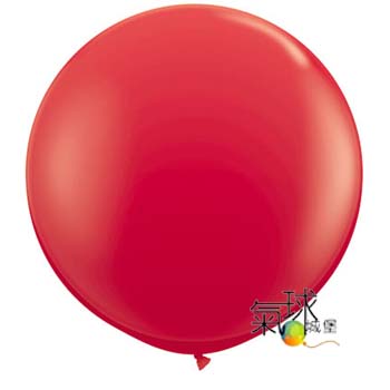 36016-36吋/90公分圓形標準色紅色Red每顆(楊桃瓣形狀)