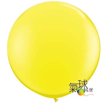 36018-36吋/90公分圓形標準色黃色yellow每顆(楊桃瓣形狀)