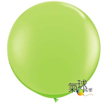 36072-36吋/90公分圓形流行色萊姆綠色Lime Green每顆(楊桃瓣形狀)