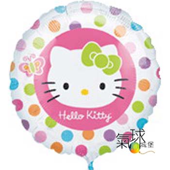 142-18"彩虹Kitty45公分/充氣110元