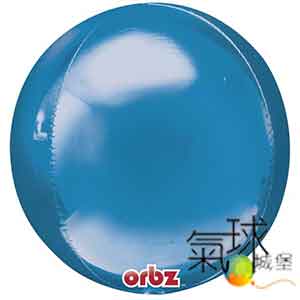 054.024-15"立體圓球:3 寶石藍鋁箔球38公分寬40公分高/充氦氣空飄550元(室內可空飄3星期~4星期)/未充氣每個180元