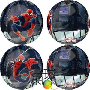 054.095-15"立體圓球: 四面圖案-蜘蛛人 約38公分寬40公分高/充氦氣空飄480元