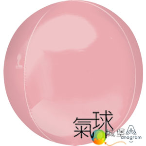 054.032-15"立體圓球: 粉色38公分寬40公分高/充氦氣空飄390元(室內可空飄3星期~4星期)/未充氣每個180元