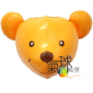 110-24吋 3D大熊頭(超可愛) /含充氦氣每隻490元