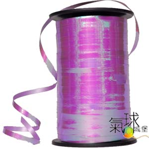 09-金屬緞帶-彩虹亮面紫色(5米厘寬，長度500碼=450公尺)