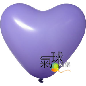 06-12吋心型標準(淺紫)100顆/包
