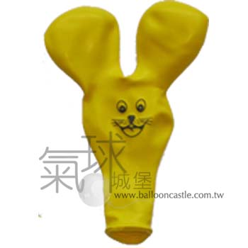 004-1兔型氣球(顏色隨機出貨)10顆/包