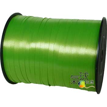 23-素面緞帶氣球繩-檸檬綠色(5米厘寬，長度500碼=450公尺)空飄氣球及各種固定裝飾用