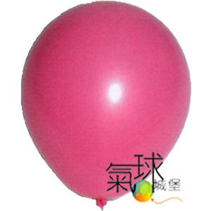 15-11吋糖果色圓球-15桃紅 /專業級佈置用氣球, 色彩飽滿如糖果, 色彩種類多可供選擇.吹大後尺寸:直徑28公分(11吋)/每包100顆.