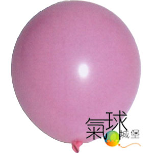 16-11吋糖果色圓球-16粉紅 /專業級佈置用氣球, 色彩飽滿如糖果, 色彩種類多可供選擇.吹大後尺寸:直徑28公分(11吋)/每包100顆.