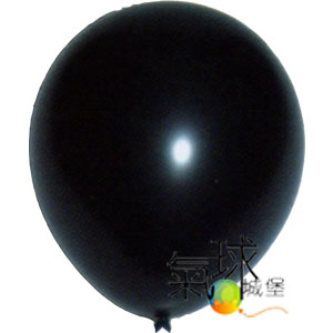 20-11吋糖果色圓球-20黑 /專業級佈置用氣球, 色彩飽滿如糖果, 色彩種類多可供選擇.吹大後尺寸:直徑28公分(11吋)/每包100顆.