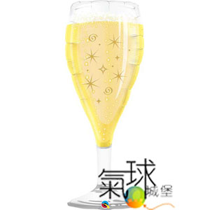 001.299-39"/99公分金色香檳酒杯/含充氦氣空飄400元