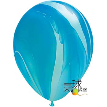 1104-11吋圓形藍彩虹超級彩繪球Blue Rainbow零售每2顆/包