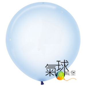 24.339-24吋/60公分圓球-柔粉透光藍每個