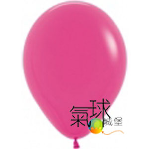 12.012-12吋圓球- 標準桃紅色Fuchsia  (100顆/包) 原廠包裝