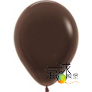 12.076-12吋圓球-標準巧克力色 Chocolate (100顆/包) 原廠包裝